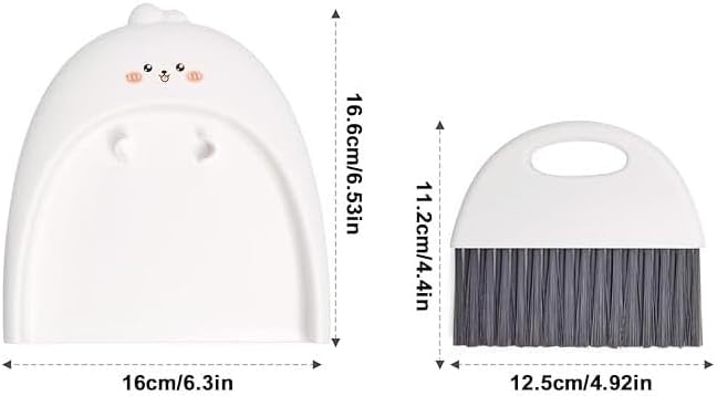 1 Set Cute Small Broom and Dustpan Set, for Table