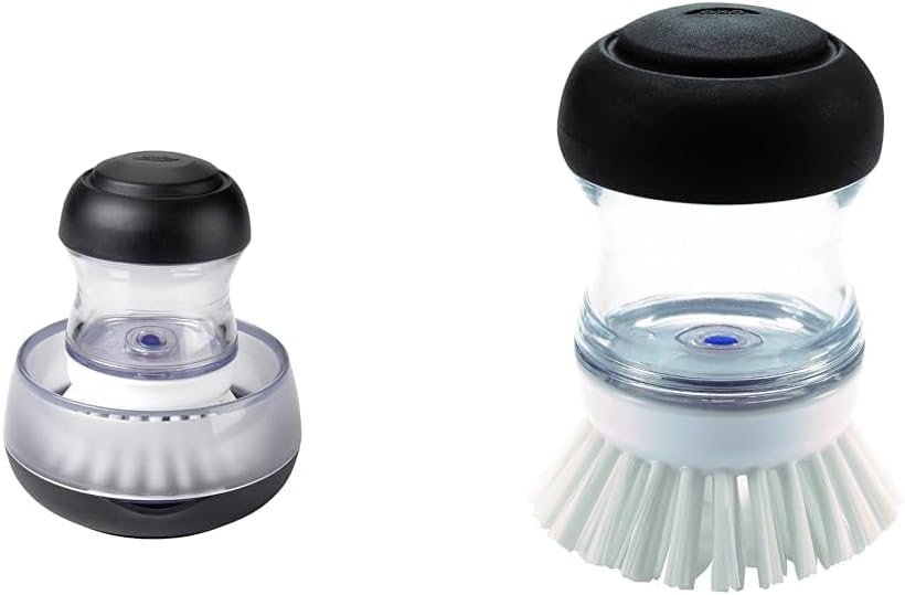 OXO Good Grips Soap Dispensing Palm Brush Storage Set and OXO Good Grips Soap Dispensing Palm Brush