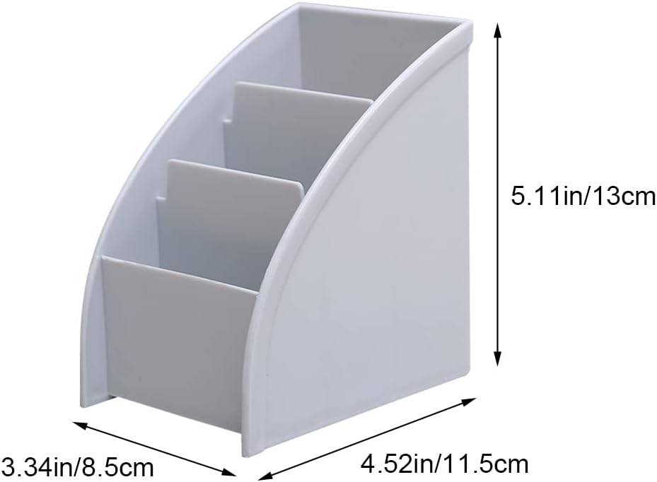 Desk Organizer Trapezoid Remote Control Holder Creative Tabletop Organizer for Study Office Living Room Dresser