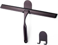 HOME SO Stainless Steel Shower Squeegee, Brown Bronze 12" Rubber Blade