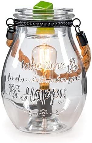 ScentSationals Happy - Edison Bulb Wax Warmer for Scented Wax Melts