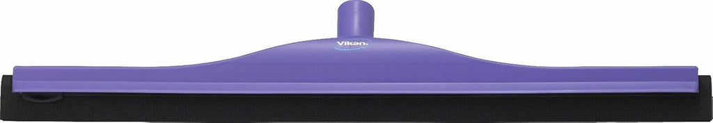 Vikan 77548 Fixed Head Squeegee, Foam Rubber, Polypropylene Frame, 24", Purple