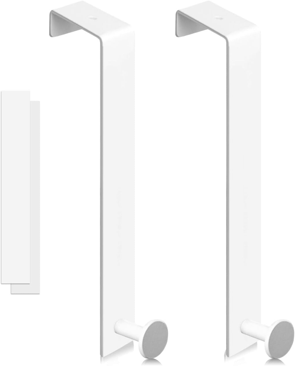 Over The Door Hooks, Fit 1-3/8" Doors, 2 Pack