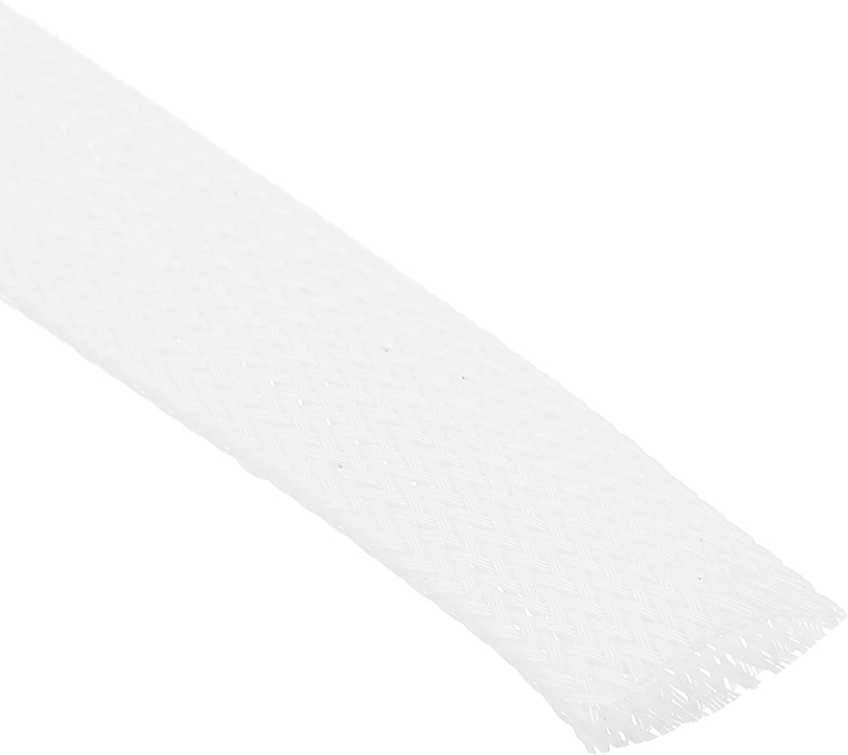 uxcell Expandable Sleeving,1-inch 25ft Cable Sleeve, White