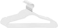 Home Expressions Premium 20 Pack - Ultra Thin No Slip Velvet Suit Swivel Hangers - 21" Extra Wide Strong Velvet Hangers - Space Saving Clothes Hangers - 21x0.2x10 inches (Beige)