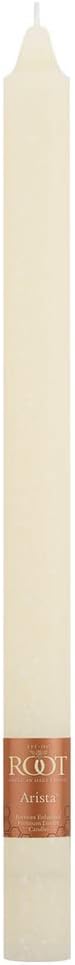Root Candles 12-Count Unscented Timberline Arista Candles, 12-Inch, Ivory