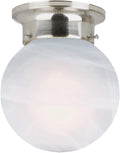 Design House Millbridge Flush Mount Light, Satin Nickel