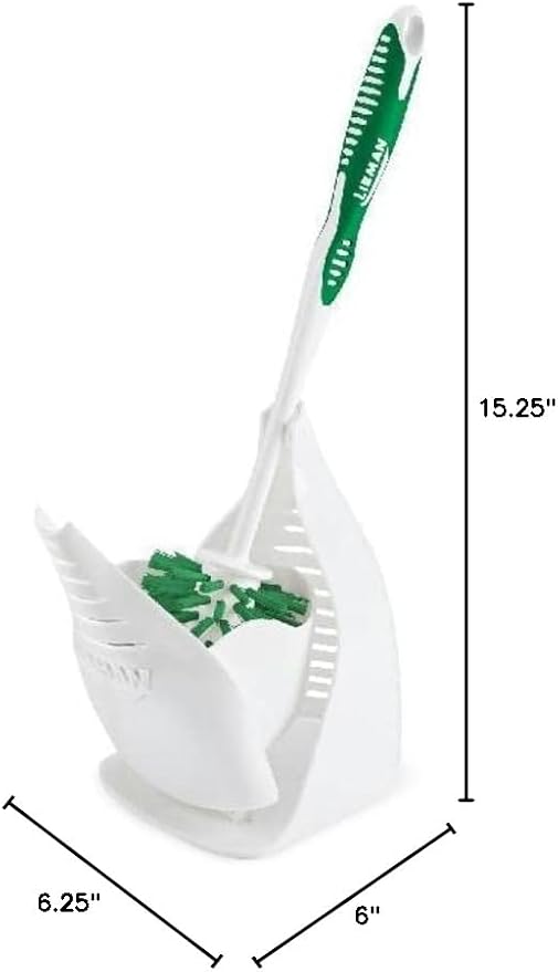 Libman Designer Bowl Brush and Caddy, Hygenic with Drying Slits, 2 Pack