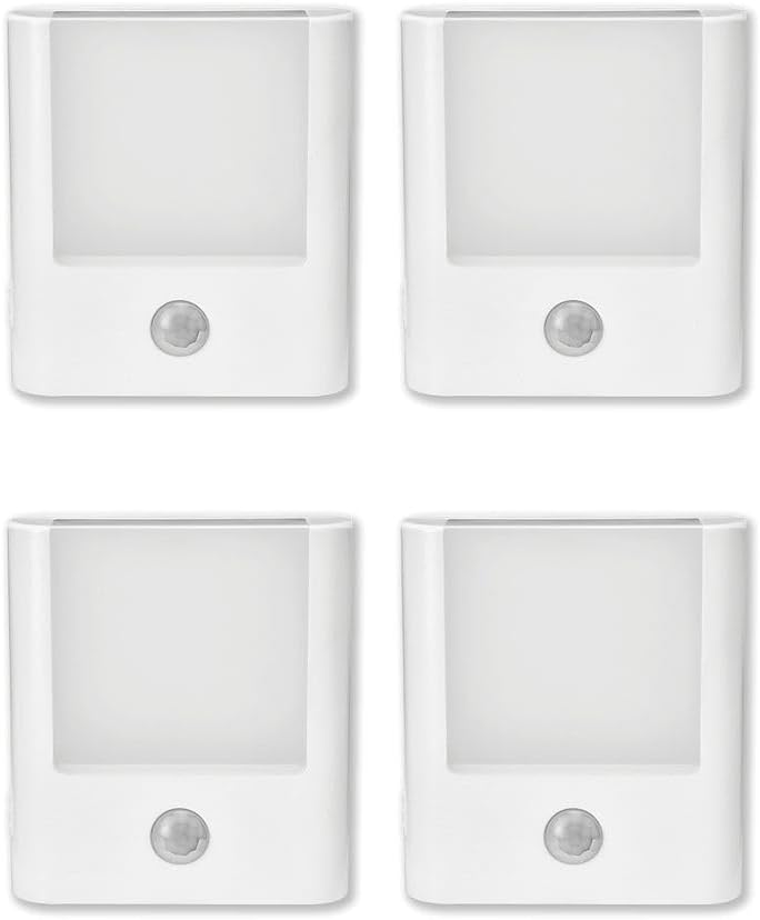 Camelion 3-in-1 Power Outage Night Light, Motion Sensor,4-Pack