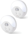 YELKO Plug-in LED Night Light, Motion & Dusk to Dawn Sensor Lights, 2Pack