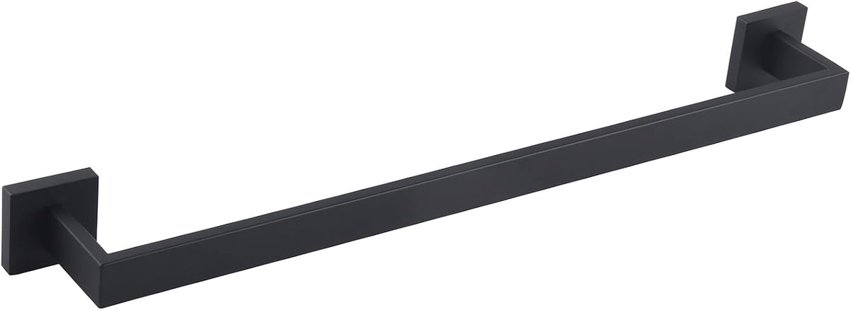 Angle Simple 23.74 Inches Towel Bar, Bathroom Towel Holder, Matte Black