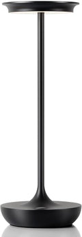 LED Rechargeable Cordless Table Lamp Battery Operated Light Black