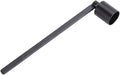7.5 * 0.9in Fashion Stainless Steel Straight Tube Shaped Candle Snuffer Wick Trimmer Candle Wick Trimmer Cover Hand Tool (Black)