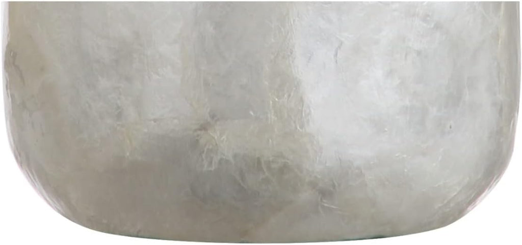 JONATHAN Y Lucille 21" Capiz Seashell Table Lamp, Pearl White