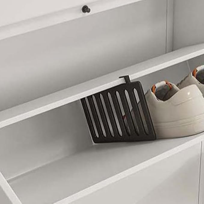 PRETYZOOM Shoe Rack Divider for Shoe Cabinet Closet Shelf Divider with Flip Stopper Anti-Tip Organizer for Entryway Storage 2 Pack 6.57 X 3.30 X 0.19 in
