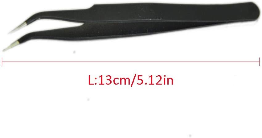 Backflow Cone Incense Tweezers, Incense Cone Clip, Tower Incense Clamp - Stainless Steel Curved Pointed Fine Tip Tweezers for Pick Up Backflow Cone Incense