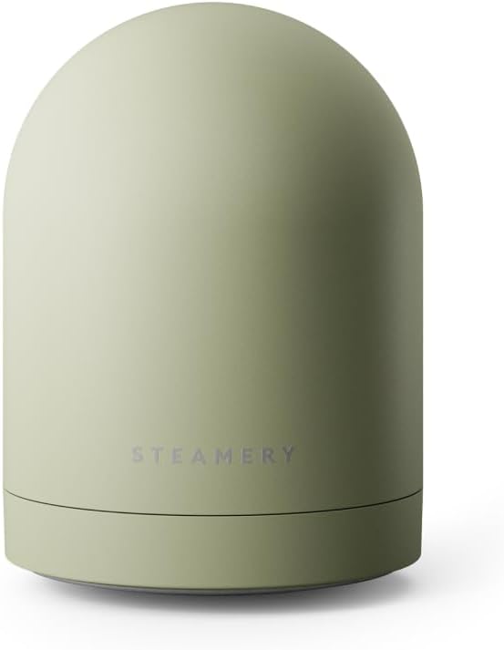 Steamery Pilo Icon Fabric Shaver for Clothes, Rechargeable Lint Remover & Sweater Shaver with USB-C, Replaceable Battery, Dual Mesh Covers, Large Shaving Surface, Scandinavian Design