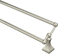 Moen DN8322BN Retreat 24-Inch Wall Mount Bathroom Double Towel Bar, Brushed Nickel