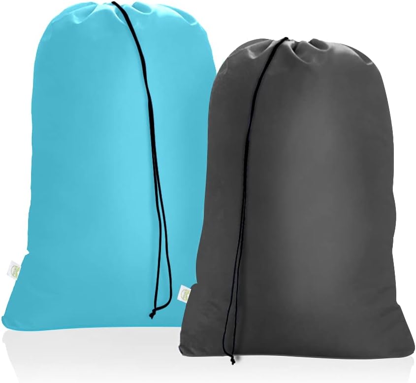 OTraki 28x45 inch Large Laundry Bags, Drawstring Laundry Wash Bags