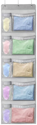 Weekly Kids Clothes Organizer – Day of The Week Hanging Closet Storage