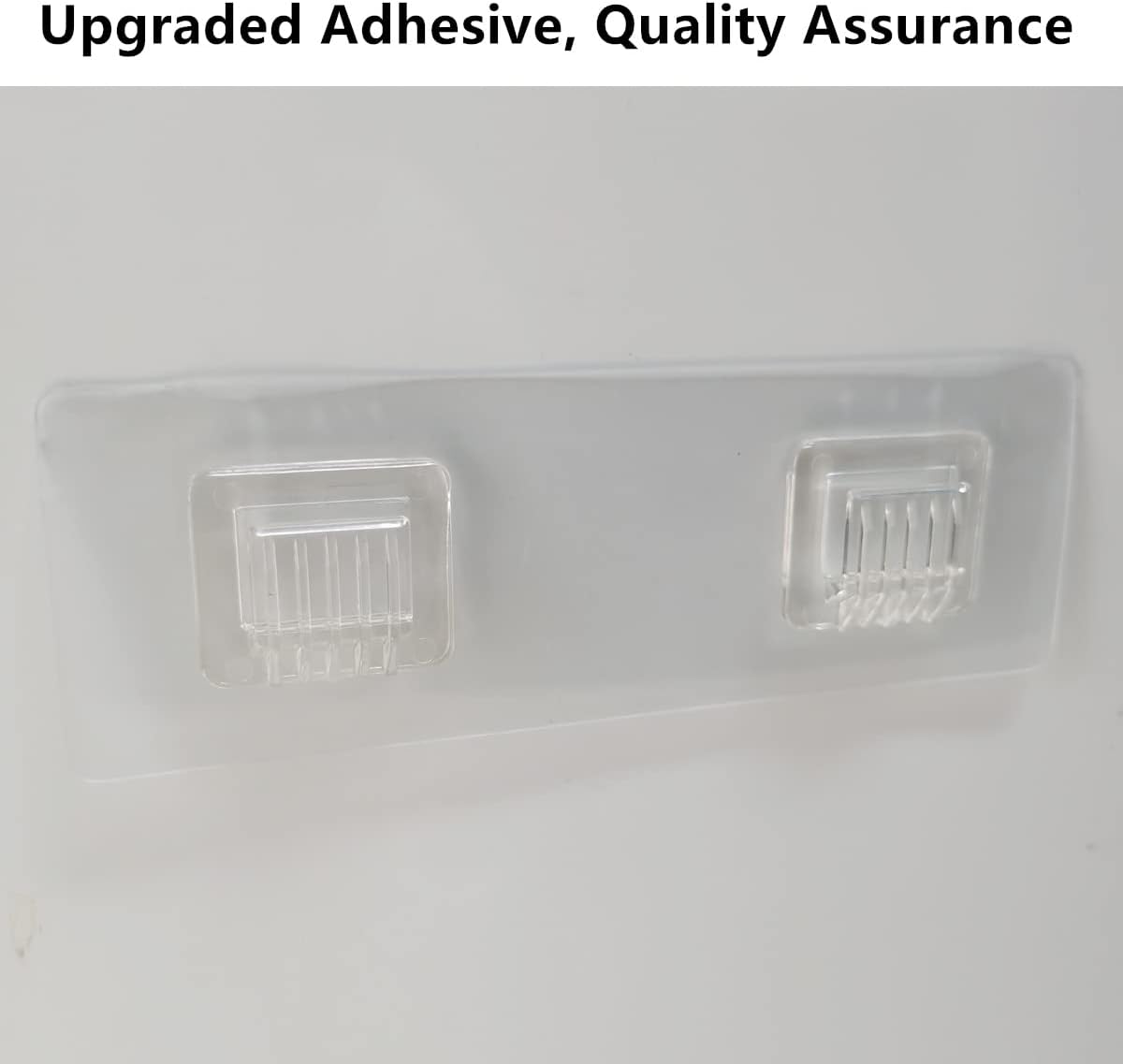 JiePai Adhesive Acrylic Corner Shower Caddy 2 Pack, Rustproof Bath Shelf