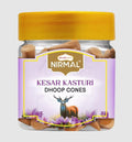 Shubhkart Premium Kesar Kasturi (Saffron Musk) Dhoop Cones/Incense Cones – 60 Count Box. Charcoal-Free Rich Dual Fragrance Incense for Mystical Meditation, Yoga & Exotic Home Ambiance