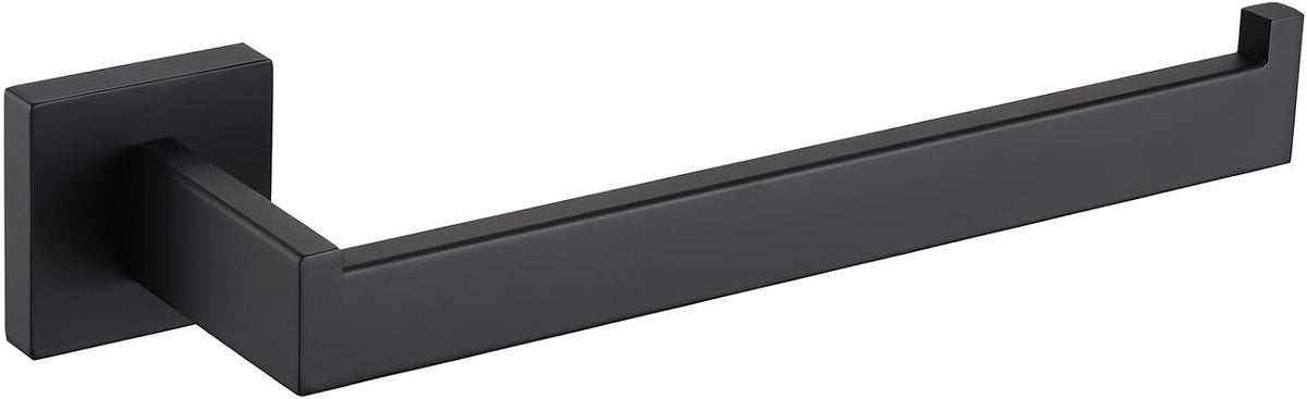 Angle Simple Bathroom Towel Holder Matte Black, 10.24-Inch Hand Towel Rack