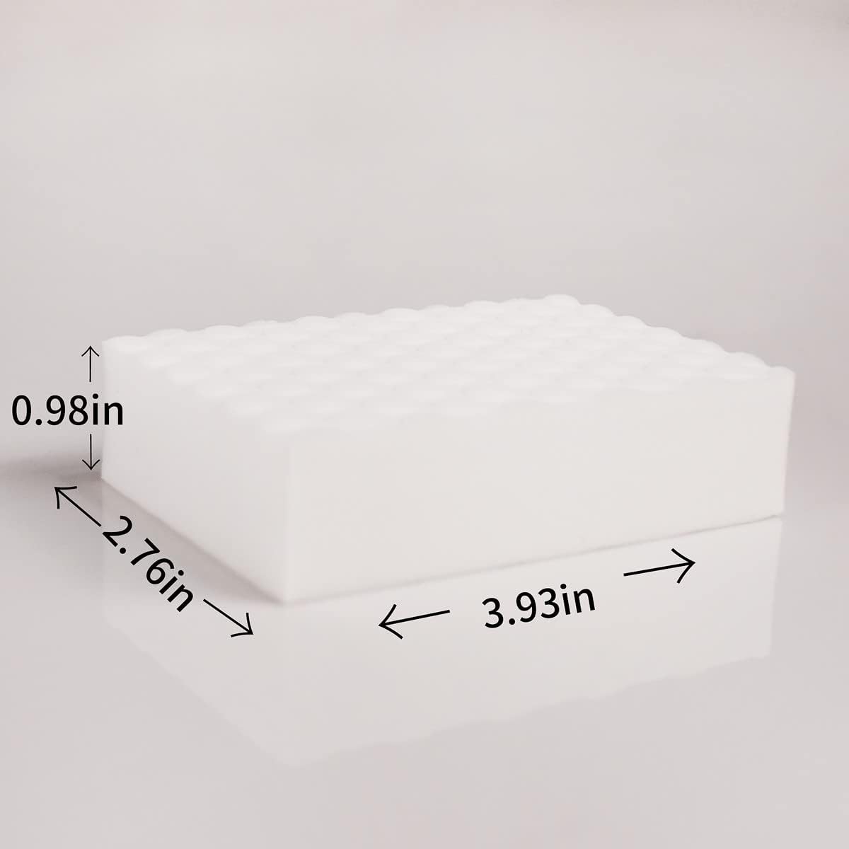 Magic Sponges Eraser,10 Pack Melamine Sponge in Bulk,2X Density,Long Lasting,Cleaning Sponge for Kitchen, Bathroom,Bathtub, Sink,Furniture, Wall Cleaner (White, 3.93x2.76x0.98in)