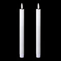 GenSwin Led Flameless Taper Candles Battery Operated Remote Timer White