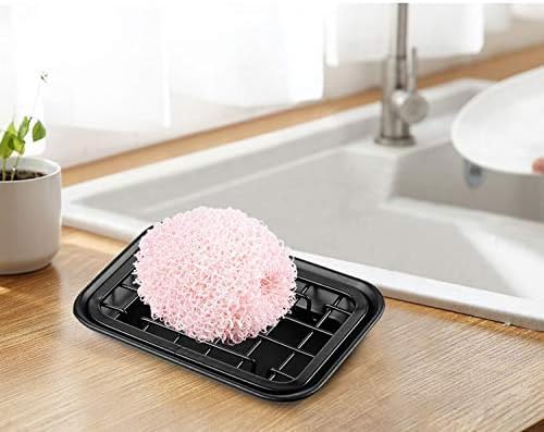 SheeChung Soap Dish for Bathroom Kitchen, Stainless Steel Soap Holder Tray