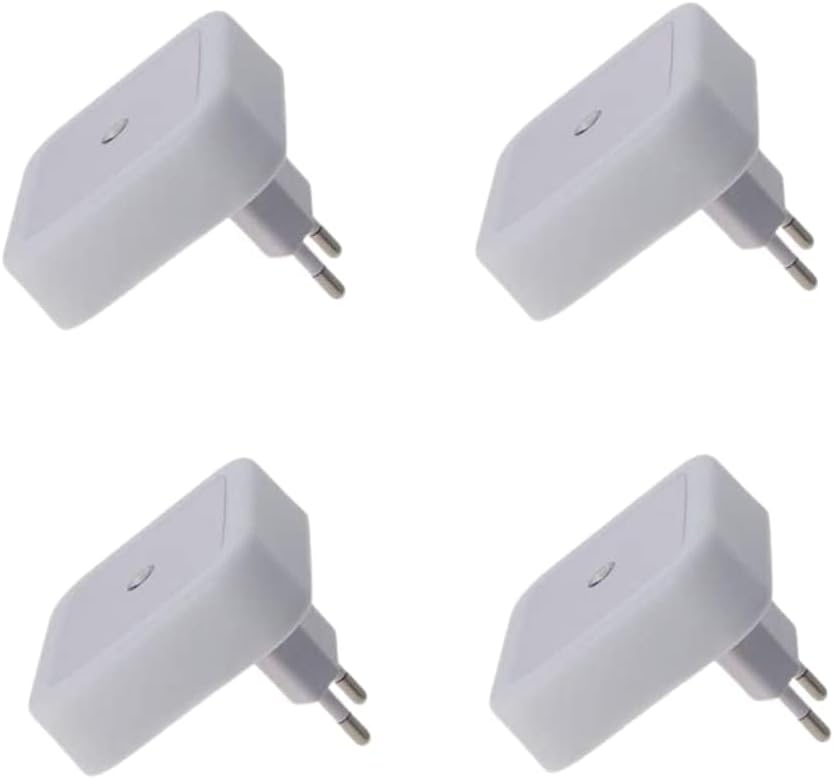 Othmro 4 Pack Plug-in Night Light, Warm Auto Dusk-to-Dawn Sensor Lamp