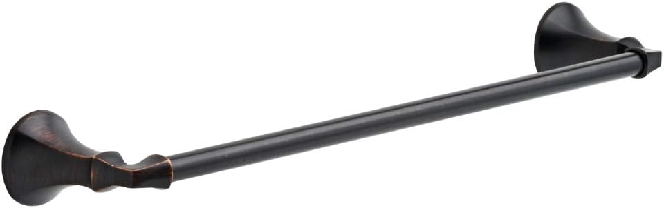DELTA FAUCET Rubber Limited 76418-RB Ashlyn 18-in Wall Mount Towel Bar Bath Hardware Accessory in Venetian Bronze