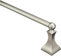 Moen DN8324BN Retreat Collection 24-Inch Bathroom Single Towel Bar, Brushed Nickel
