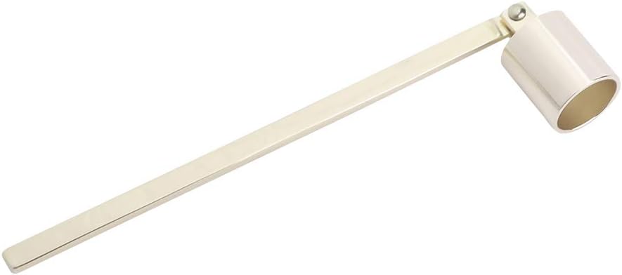 Stainless Steel Candle Snuffer Wick Dipper Oil Lamp Trim Trimmer Scissor Cutter Tool Hook(Gold)