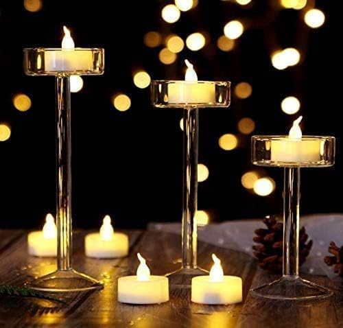 Flameless LED Tea Lights Candles 200Pack Battery Operated Warm Yellow