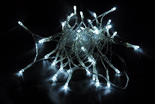 Karlling Battery Operated Christmas Lights, 13ft White Fairy Lights