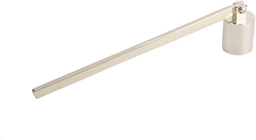 Stainless Steel Candle Snuffer Wick Dipper Oil Lamp Trim Trimmer Scissor Cutter Tool Hook(Gold)