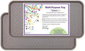 Multi-Purpose Tray in Decorator Colors - 30” L x 15” W x 1.20” H (Slate Gray Set of 2)