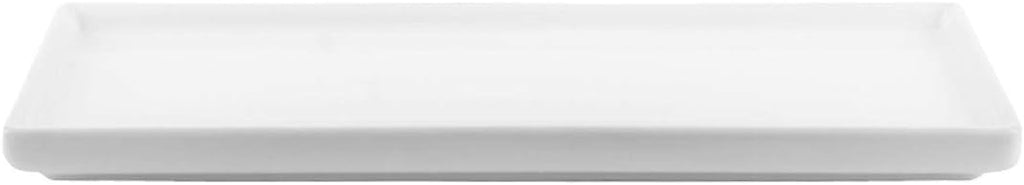 Ceramic Toothbrush Holder for Bathroom Toothbrush Tray for Vanity Countertop Storage Organizer for Holding Toothpaste Dental Floss Picks Makeup Brushes Trays for Household Purposes(Large