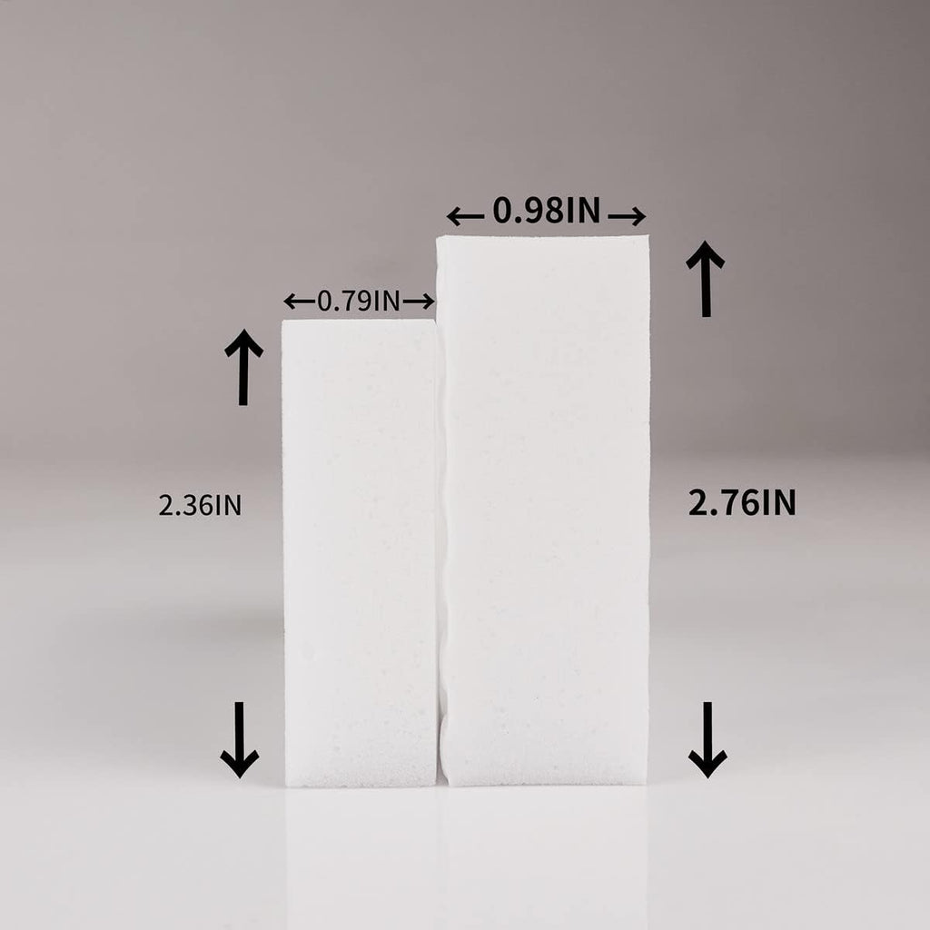 Magic Sponges Eraser,10 Pack Melamine Sponge in Bulk,2X Density,Long Lasting,Cleaning Sponge for Kitchen, Bathroom,Bathtub, Sink,Furniture, Wall Cleaner (White, 3.93x2.76x0.98in)