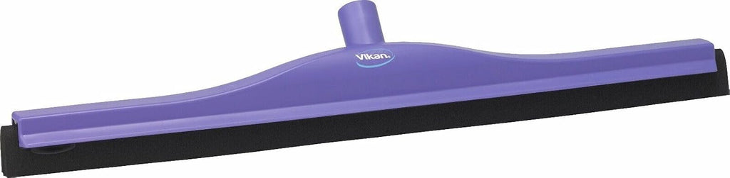 Vikan 77548 Fixed Head Squeegee, Foam Rubber, Polypropylene Frame, 24", Purple