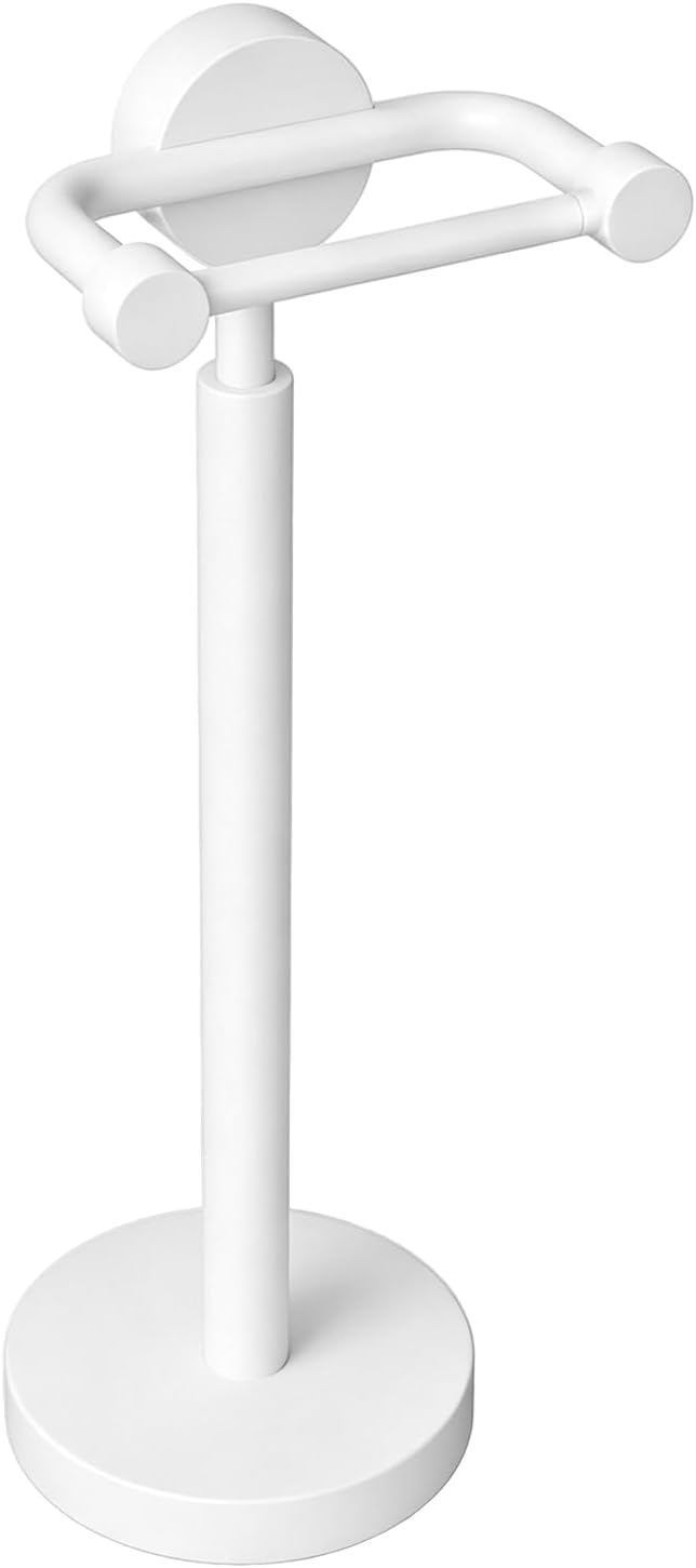 YUMORE Free Standing Toilet Paper Holder Stand Heavy Weighted Base