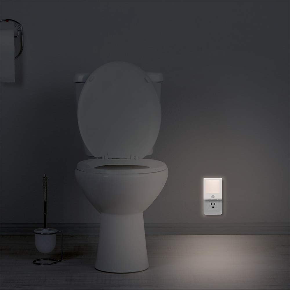 VINTAR 6 Packs Motion Sensor Dimmable Night Light, Auto Dusk to Dawn Sensor