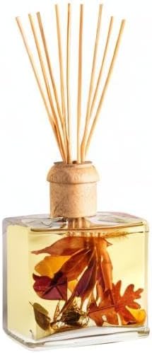 Rosy Rings Botanical Reed Diffuser 13oz - Lasts 6-12 Months Aromatherapy Notes of Cinnamon Clove Vanilla Long Lasting Floral Luxurious Fragrance Home Decor Housewarming Wedding Gifts (Harvest Pumpkin)
