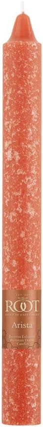 Root Candles 12-Count Unscented Timberline Arista Candles, 12-Inch, Rust