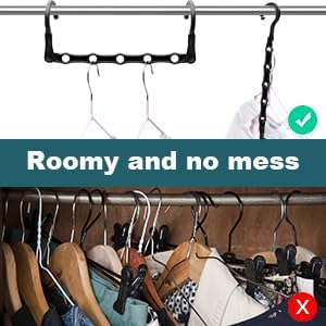 6 Pack Closet Organizers and Storage Stronger, Magic Clothes Hangers