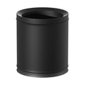 10L/2.6GAL Black Bathroom Garbage Can,Open Top