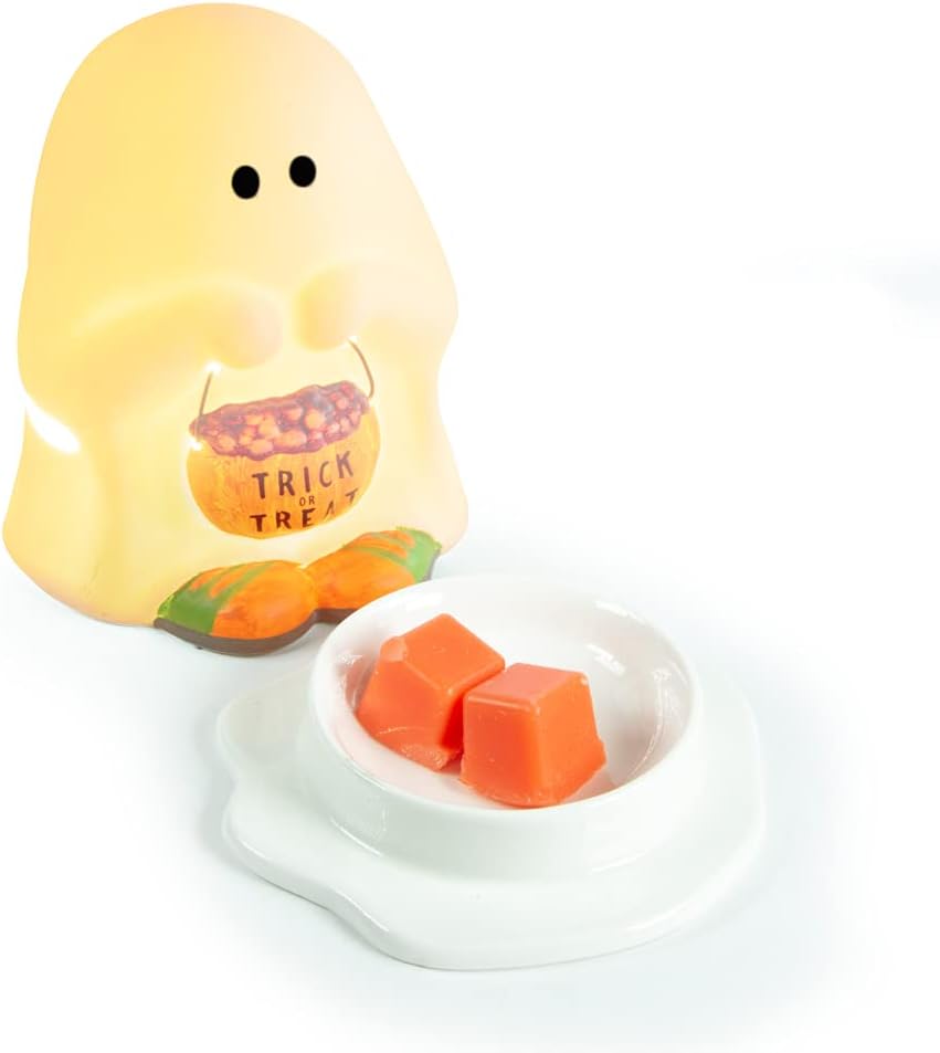 ScentSationals Knock Knock Ghost Halloween Wax Warmer for Scented Wax Melts