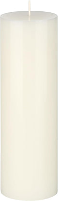 Mega Candles 1 pc Unscented Solid Off White Pillar Candles, Hand Poured Premium Wax Candle 3 Inch x 9 Inch, Home Décor, Spas, Weddings, Occasions, Party, Centerpieces, Holidays, Vigils, Prayers