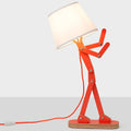 Fun Desk Lamp for Bedroom Kids Room, Oran Orange, Bulb Included